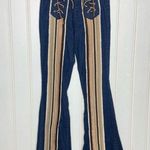 Anthropologie {Judith March} Flare Lace Up Jeans Photo 3