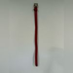 Talbots  red leather belt gold buckle, Size Small Photo 1