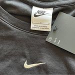 Nike Women's Black Logo-embroidered Ribbed Sleeveless Cropped Top L NWT Photo 7