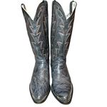 Durango  Women’s Marbled Leather Cowboy Boots Gray Size 8.5 D Photo 1