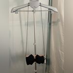 Big bow purse with long chain NWT Black Photo 1