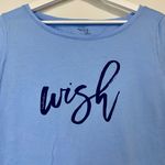 Gap Body Women’s Wish Casual Long Sleeve Sleepwear Shirt Blue Size Large NWOT Photo 1