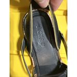 J.Crew  MACKENZIE METALLIC-TRIM SANDALS SIZE 7.5 BLACK Photo 1