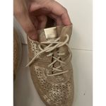 UGG  Women’s Gold Metallic Shimmery Tye Stardust Sneakers Shoes 7.5 Photo 4