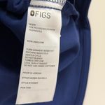 FIGS Rafaela Oversized Scrub Top in Sapphire, Size X-Large Photo 8