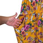 a.n.a  Floral jumpsuit with pockets,Size M Photo 3
