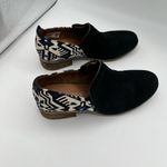 Toms  Blue and Black Ankle Suede Boots with Chunky Heel Photo 1