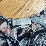 Status by Chenault floral chiffon blouse XL Black Photo 1