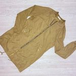 Sophie Rue  green / tan long sleeve zip front utility jacket size large coat Photo 0