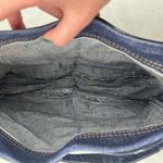Vintage Denim Shoulder Bag Blue Photo 3