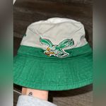 Mitchell & Ness  Philadelphia Eagles Bucket Hat Throwback Hat Retro Gray Green Photo 9