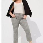 Torrid Crop Sky High Boot Jeans Jupiter Grey Plaid Super Soft Womens Plus 26 Photo 0