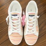 Vintage Havana Pink Stripe Sneakers White Shoes Size 8 NEW IN BOX Retail $125 Photo 4