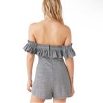 Urban Outfitters | Glenn Plaid Off The Shoulder Romper Ruffled Size 2 Photo 2