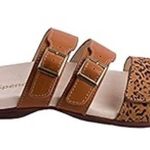 Spenco Footwear Orchid Sandal Saddle Cheetah Sandal Size Size 8.5 Photo 0