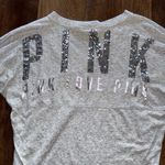 PINK - Victoria's Secret  Fitted White and Black Long Sleeve Jersey Photo 1