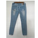 Gogo Jeans  womens size 5 distressed skinny light blue denim mid rise ankle Photo 4