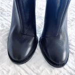 Joie  Black Pebbled Leather Heeled Boots Photo 1