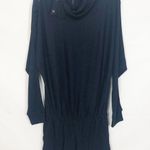 BCBGMAXAZRIA  Dolman Sleeve Cowl Neck Womens Blue Romper Size S Photo 0