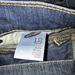 Old Navy  Diva Womens Blue Jeans Size 12 Short Light Denim Stretch Distressed Photo 4