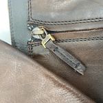 Fendi Brown Black Leather Two Tone Boots Photo 93