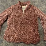 Weatherproof Soft And Fuzzy Pink Quarterzip Jacket Photo 2