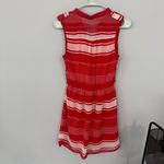 Rewind  Red Striped Fitted Waist Mini Dress Sleeveless Women's Size Small Photo 1