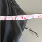 HYFVE  maxi halter dress black S dark romantic prairie date night tiered feminine Photo 6