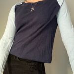 Gap Navy And Light Blue Sweater Photo 0