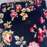 Bongo Corduroy Wallet Floral Print Crossbody Bag Chain Detail Small Boho Photo 4