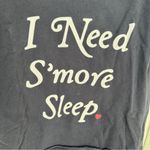 Junk Food Clothing Black Sweatshirt I Need S’more Sleep Logo Size Small Photo 4