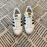 Adidas  Superstar Black and White Tennis Shoes 8 Photo 2