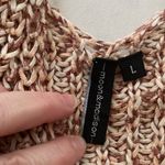 Moon & Madison tank sweater cropped V-neckline front & back knitted size large Photo 5