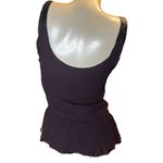 AQUA luxe - plum and leather tank Photo 1