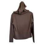 NWT TS by Thrive Taupe Women's V Neck Hoodie Size Small Photo 5