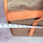 Vintage Hartman leather tweed damask travel rolling luggage suitcase garment bag Gray Photo 5