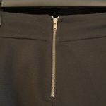 The Limited  Black Pleated Mini Skirt Gold Zipper Size 6 Photo 2