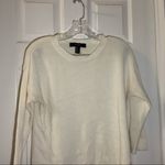Forever 21 Ivory Knit Scoop Neck Long Sleeve Sweater M Photo 4