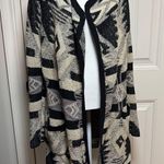Lucky Brand  Black and Cream Cardigan Photo 1