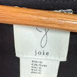 Joie  Black‎ Tee With Buckle Sleeve Detail Size Small Photo 4