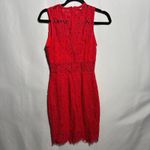 superdown Revolve Red Dress Bodycon Lace Semi Sheer Dark Romantic Formal Vamp S Photo 1