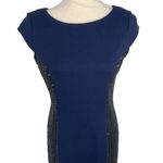 Phoebe Couture  leather sequin sheath bodycon dress [size 6] Photo 4