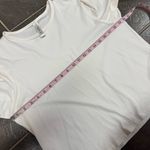 SKIMS  Vintage Cropped Long Sleeve Pullover Top Round Neck Stretchy White 3X Photo 9