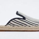 ZARA ✨ Cream Low Heel Fabric Mule Flats✨ Photo 2