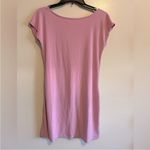 Free People  Beach Rosalia Low Back Mini Dress in Pink Chalk Size Large Photo 2