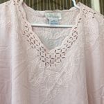 Bali  emerald light pink blouse OX Photo 3