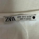 ZARA White V-neck Sleeveless Relaxed Fit Pull On Midi Maxi Shift Tank Dress XS Photo 2