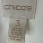 Chico's 3 XL Elegant Cotton White Button-Down Shirt Photo 8