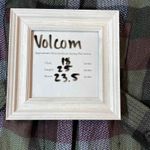 Volcom Jacket Women XS Plaid Wool Blend Full Zip Button Front Pockets Peplum Hem Photo 2