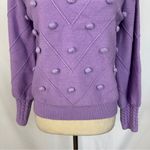 Simplee Apparel Simplee Sweater Knit‎ Pullover Womens Size Large Purple Photo 2